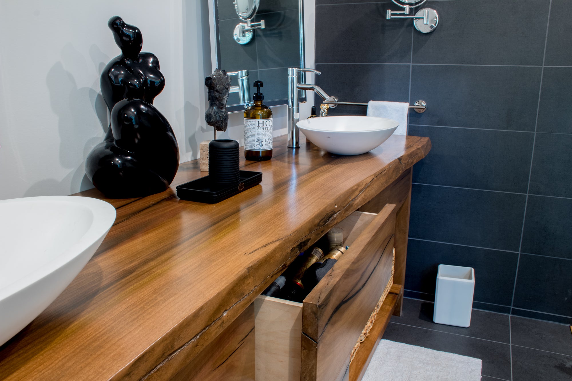 Wood Counters – The New Bath Vanity | Rochester, NY | Woodsman Design Studio