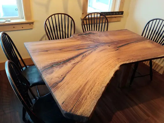 Design Considerations: Should You Stain Your Custom Live Edge Table? | Buffalo, NY